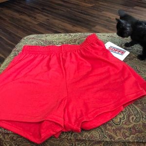 3 PAIR! SCHOOL COLOR RED? SOFFE Shorts-2L and 1M